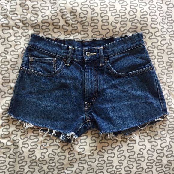 Levi’s Cut-off Jean Shorts 29 - Picture 1 of 8